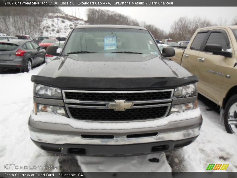 Graystone Metallic / Dark Charcoal 2007 Chevrolet Silverado 1500 Classic LT Extended Cab 4x4