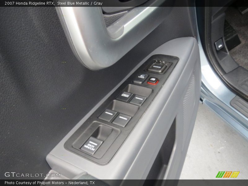 Steel Blue Metallic / Gray 2007 Honda Ridgeline RTX