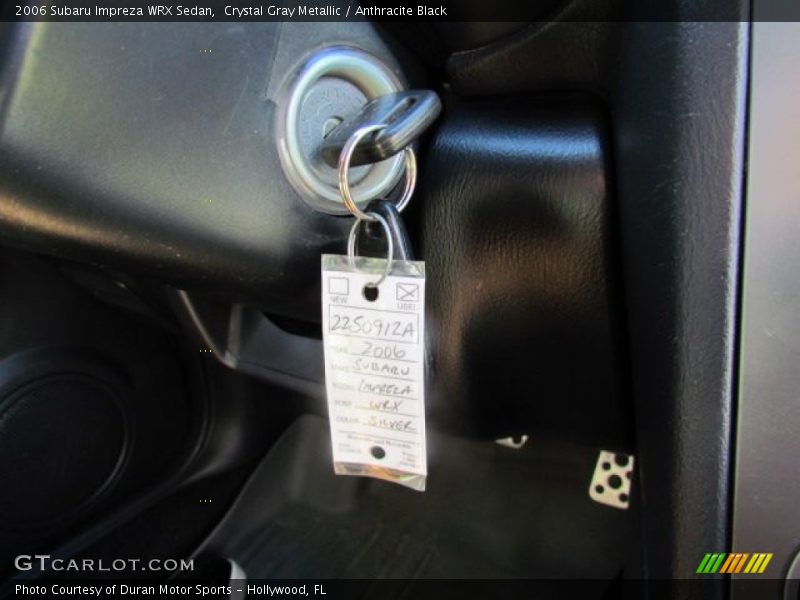 Crystal Gray Metallic / Anthracite Black 2006 Subaru Impreza WRX Sedan