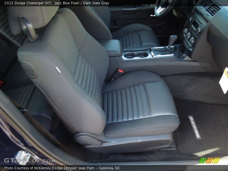 Jazz Blue Pearl / Dark Slate Gray 2013 Dodge Challenger SXT