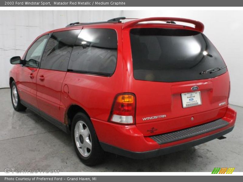 Matador Red Metallic / Medium Graphite 2003 Ford Windstar Sport