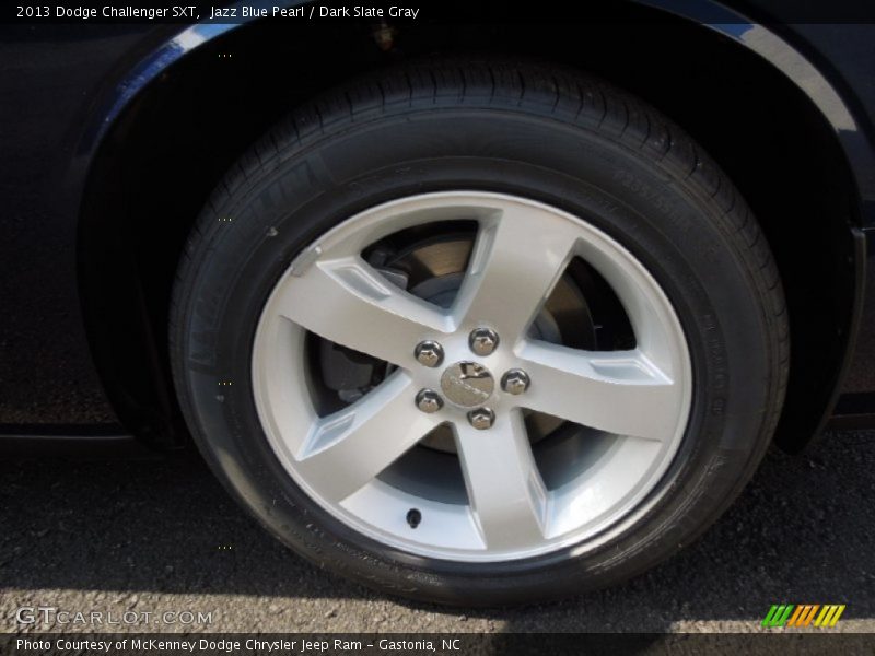 Jazz Blue Pearl / Dark Slate Gray 2013 Dodge Challenger SXT