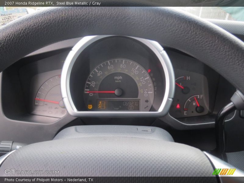  2007 Ridgeline RTX RTX Gauges
