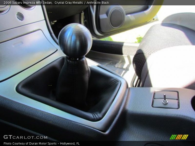 Crystal Gray Metallic / Anthracite Black 2006 Subaru Impreza WRX Sedan