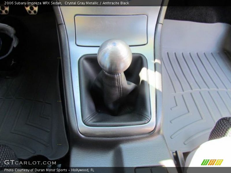 Crystal Gray Metallic / Anthracite Black 2006 Subaru Impreza WRX Sedan