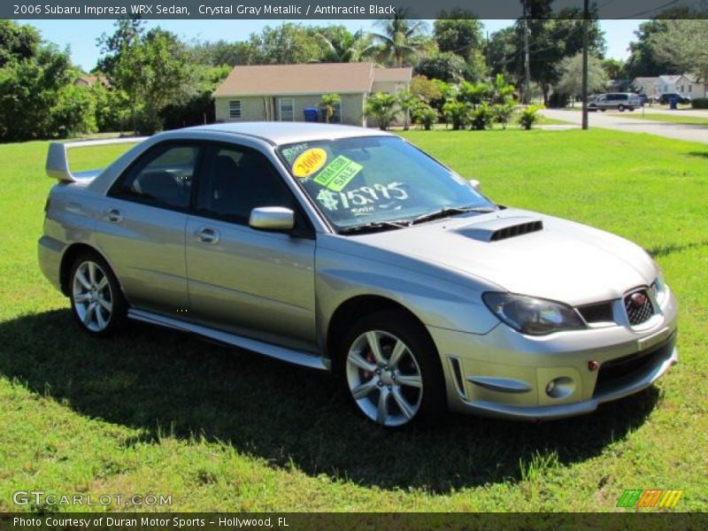 Crystal Gray Metallic / Anthracite Black 2006 Subaru Impreza WRX Sedan