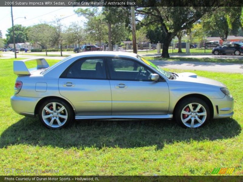 Crystal Gray Metallic / Anthracite Black 2006 Subaru Impreza WRX Sedan