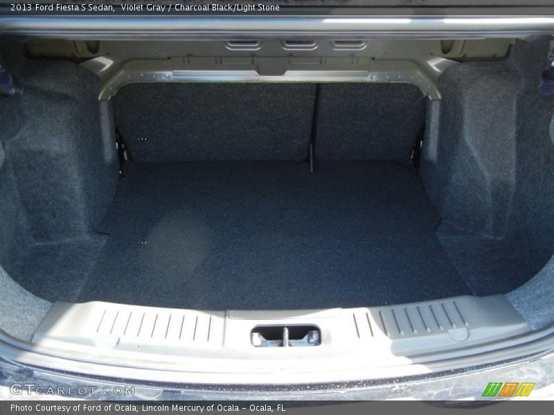 Violet Gray / Charcoal Black/Light Stone 2013 Ford Fiesta S Sedan