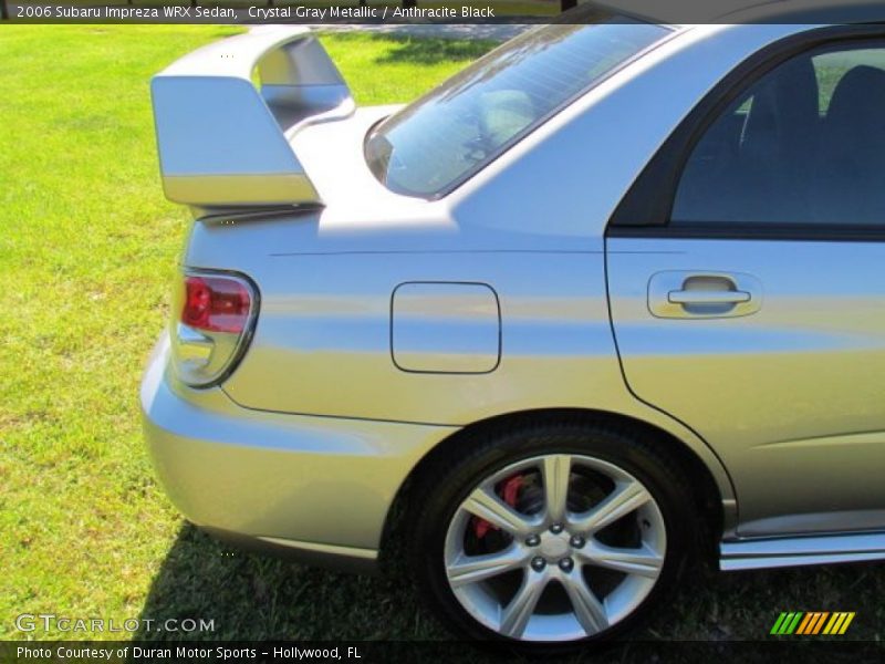 Crystal Gray Metallic / Anthracite Black 2006 Subaru Impreza WRX Sedan