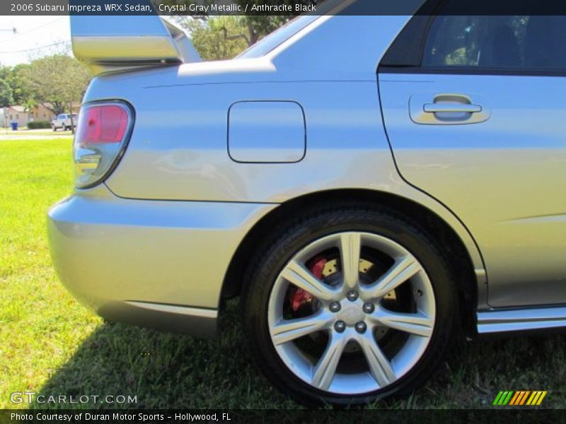 Crystal Gray Metallic / Anthracite Black 2006 Subaru Impreza WRX Sedan