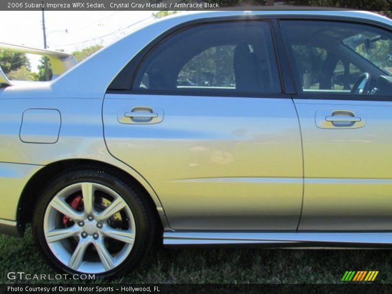 Crystal Gray Metallic / Anthracite Black 2006 Subaru Impreza WRX Sedan