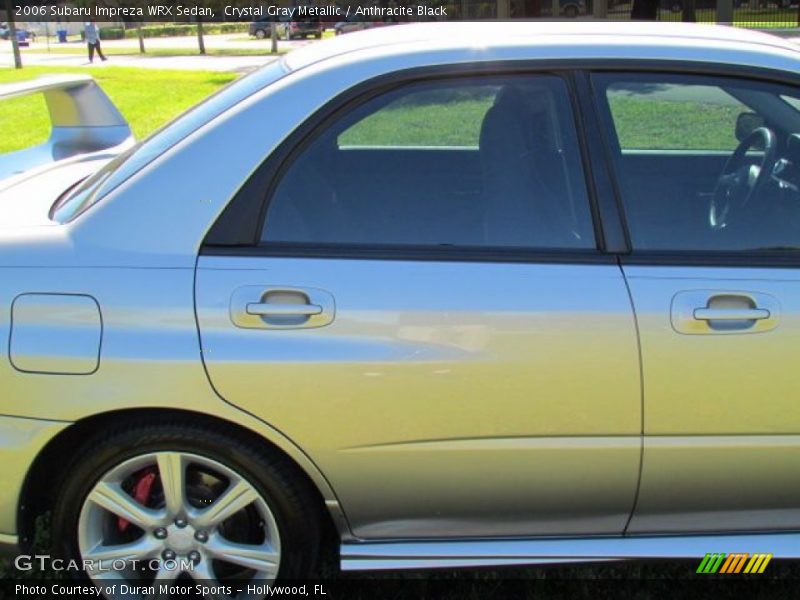 Crystal Gray Metallic / Anthracite Black 2006 Subaru Impreza WRX Sedan