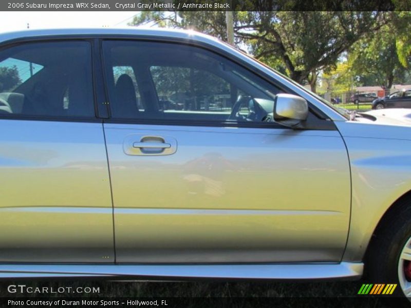 Crystal Gray Metallic / Anthracite Black 2006 Subaru Impreza WRX Sedan