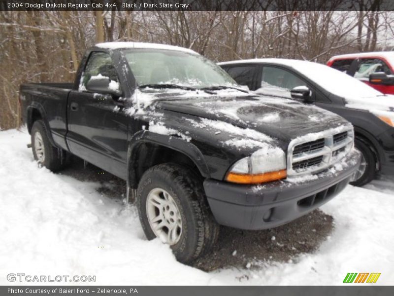 Black / Dark Slate Gray 2004 Dodge Dakota Regular Cab 4x4