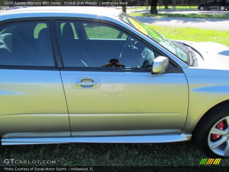 Crystal Gray Metallic / Anthracite Black 2006 Subaru Impreza WRX Sedan