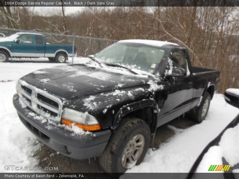 Black / Dark Slate Gray 2004 Dodge Dakota Regular Cab 4x4