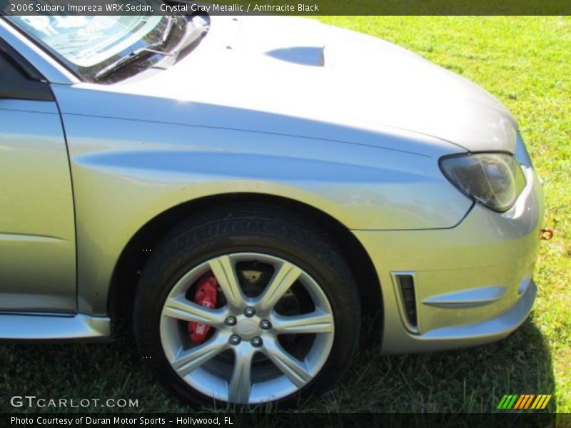 Crystal Gray Metallic / Anthracite Black 2006 Subaru Impreza WRX Sedan
