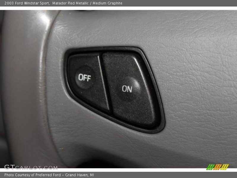 Controls of 2003 Windstar Sport