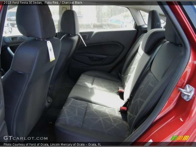 Ruby Red / Charcoal Black 2013 Ford Fiesta SE Sedan