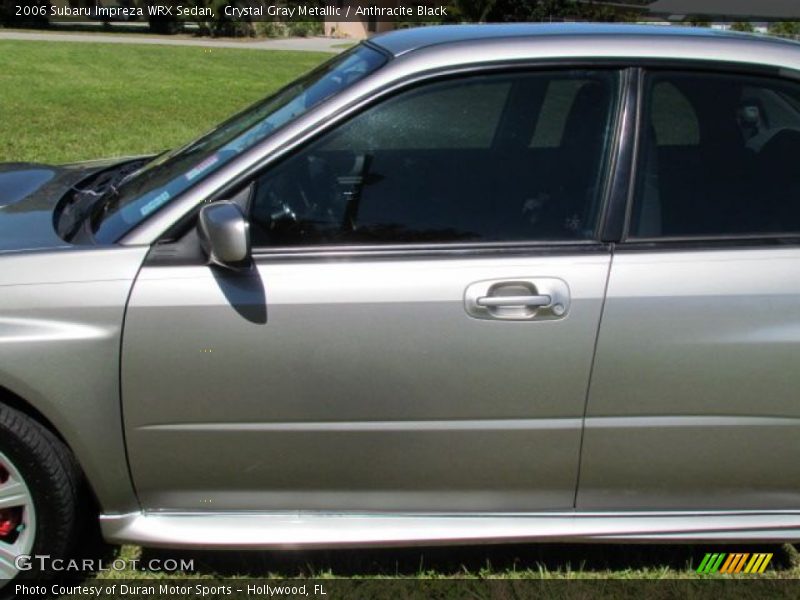 Crystal Gray Metallic / Anthracite Black 2006 Subaru Impreza WRX Sedan