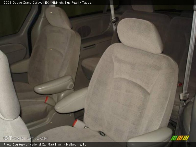 Midnight Blue Pearl / Taupe 2003 Dodge Grand Caravan EX