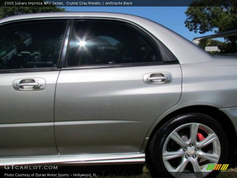 Crystal Gray Metallic / Anthracite Black 2006 Subaru Impreza WRX Sedan