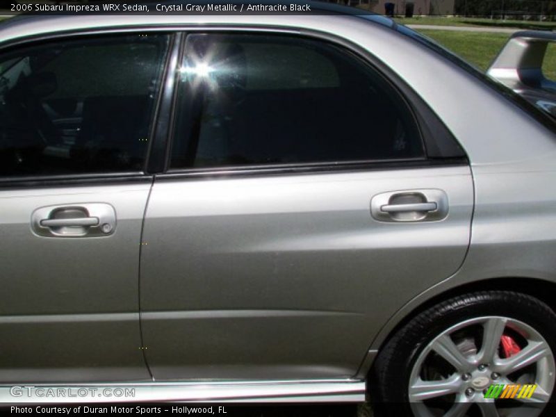 Crystal Gray Metallic / Anthracite Black 2006 Subaru Impreza WRX Sedan