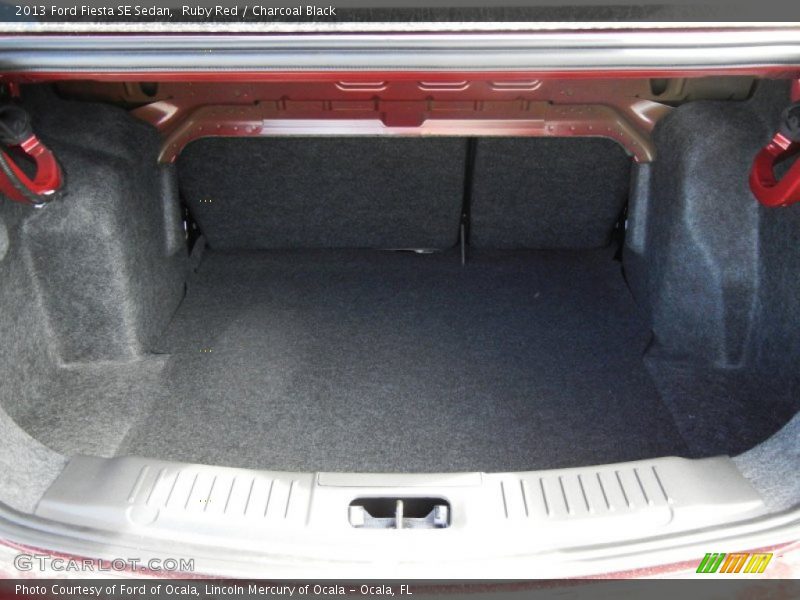 Ruby Red / Charcoal Black 2013 Ford Fiesta SE Sedan