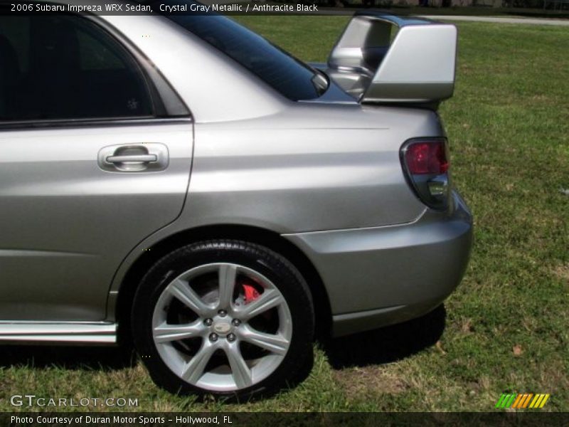 Crystal Gray Metallic / Anthracite Black 2006 Subaru Impreza WRX Sedan