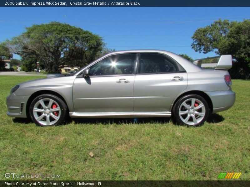 Crystal Gray Metallic / Anthracite Black 2006 Subaru Impreza WRX Sedan