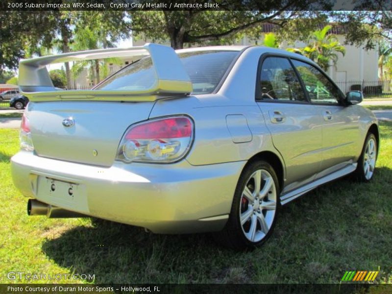 Crystal Gray Metallic / Anthracite Black 2006 Subaru Impreza WRX Sedan