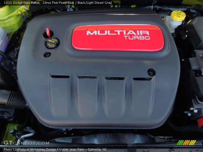 Citrus Peel Pearl Coat / Black/Light Diesel Gray 2013 Dodge Dart Rallye