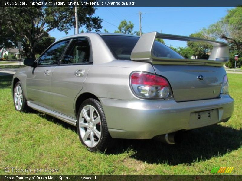 Crystal Gray Metallic / Anthracite Black 2006 Subaru Impreza WRX Sedan