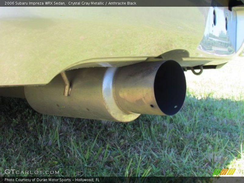 Crystal Gray Metallic / Anthracite Black 2006 Subaru Impreza WRX Sedan