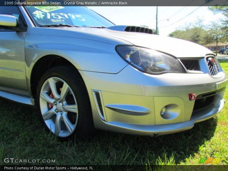 Crystal Gray Metallic / Anthracite Black 2006 Subaru Impreza WRX Sedan