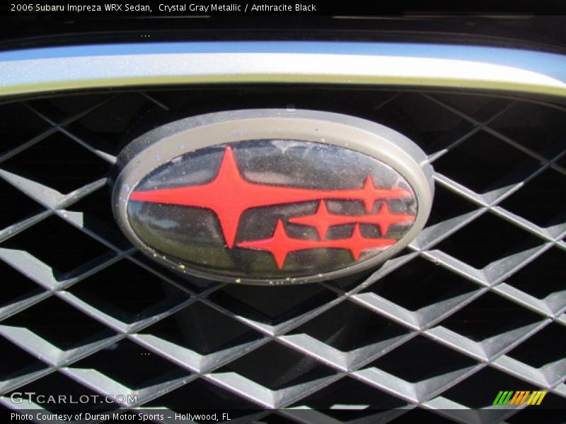 Crystal Gray Metallic / Anthracite Black 2006 Subaru Impreza WRX Sedan
