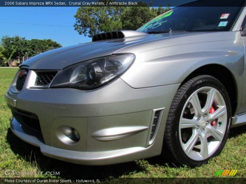 Crystal Gray Metallic / Anthracite Black 2006 Subaru Impreza WRX Sedan
