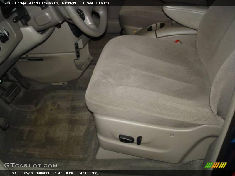 Midnight Blue Pearl / Taupe 2003 Dodge Grand Caravan EX