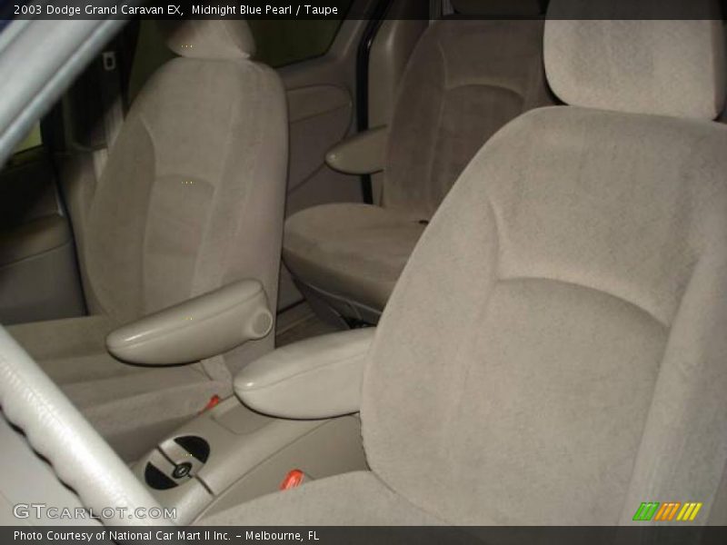 Midnight Blue Pearl / Taupe 2003 Dodge Grand Caravan EX
