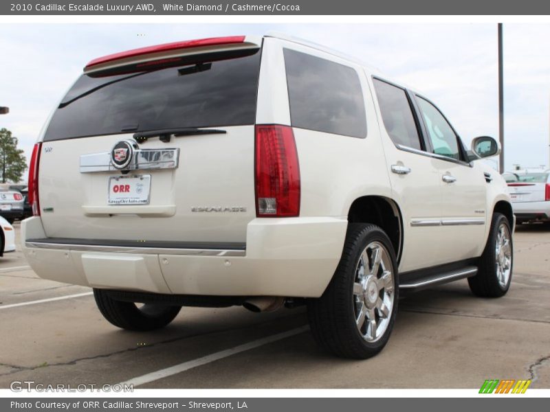 White Diamond / Cashmere/Cocoa 2010 Cadillac Escalade Luxury AWD