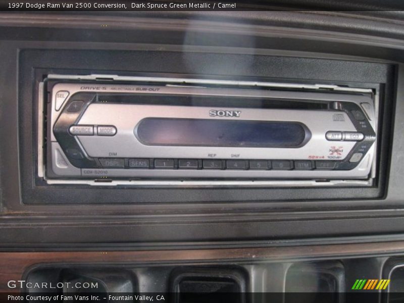 Dark Spruce Green Metallic / Camel 1997 Dodge Ram Van 2500 Conversion