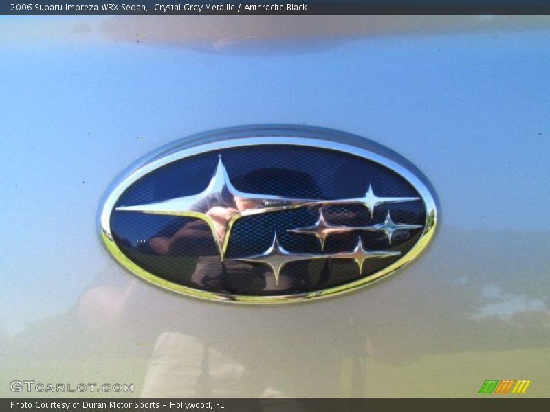 Crystal Gray Metallic / Anthracite Black 2006 Subaru Impreza WRX Sedan