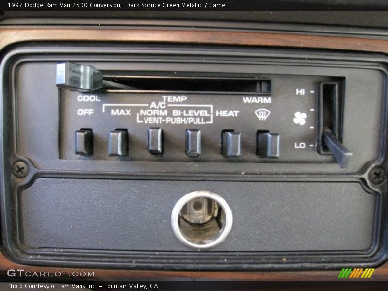 Controls of 1997 Ram Van 2500 Conversion