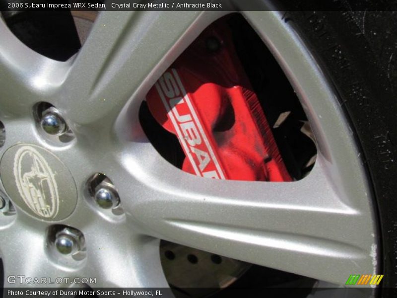 Crystal Gray Metallic / Anthracite Black 2006 Subaru Impreza WRX Sedan