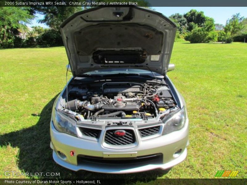 Crystal Gray Metallic / Anthracite Black 2006 Subaru Impreza WRX Sedan