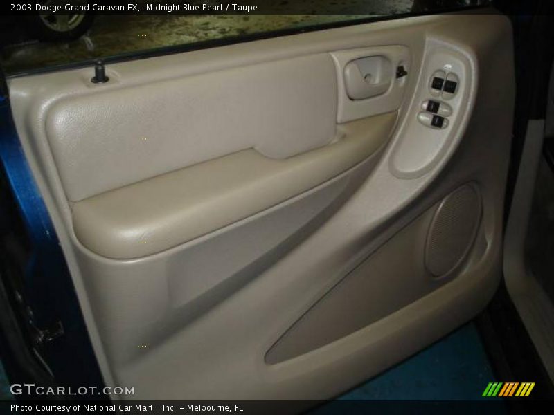 Midnight Blue Pearl / Taupe 2003 Dodge Grand Caravan EX