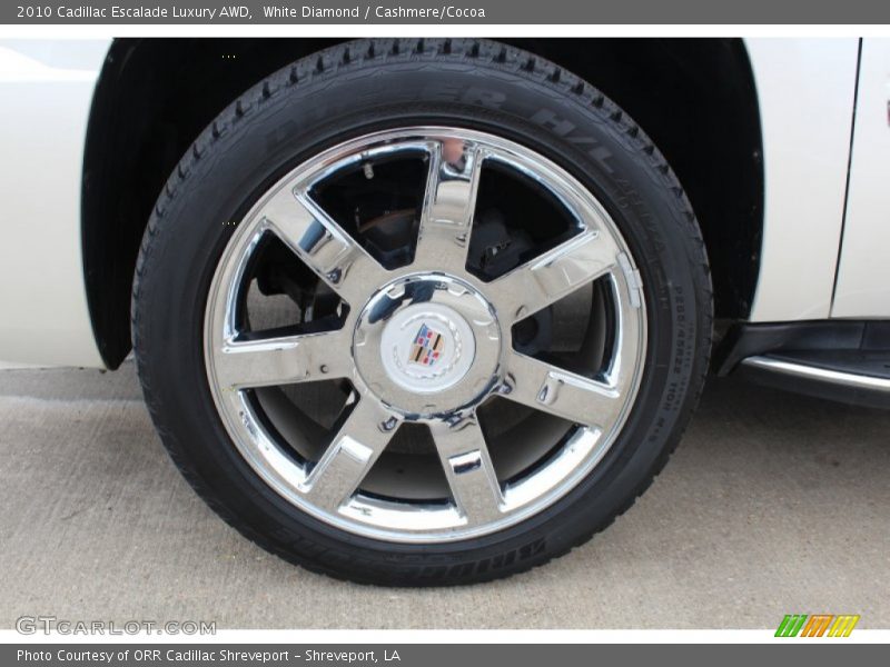 White Diamond / Cashmere/Cocoa 2010 Cadillac Escalade Luxury AWD