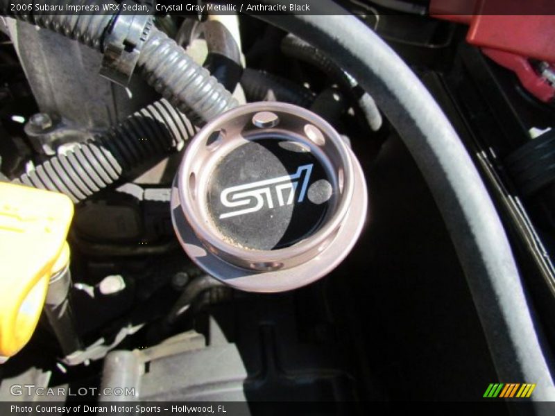 Crystal Gray Metallic / Anthracite Black 2006 Subaru Impreza WRX Sedan
