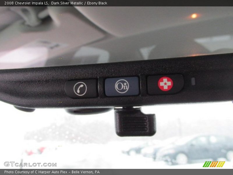 Dark Silver Metallic / Ebony Black 2008 Chevrolet Impala LS