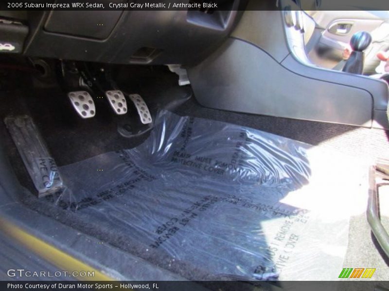 Crystal Gray Metallic / Anthracite Black 2006 Subaru Impreza WRX Sedan